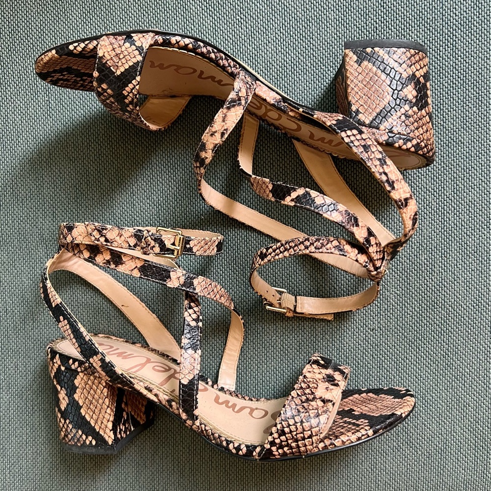 Sam Edelman Sammy snake print sandal